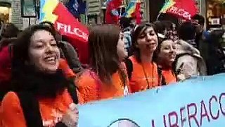 Manifestazione contro la privatizzazione dell'acqua. Roma
