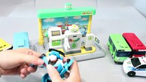 또봇 미니 꼬마버스 타요 주유소 놀이 장난감 동영상 또봇15기 Little Bus Tayo Tobot Robot Car transformers Toys おもちゃ Игрушки