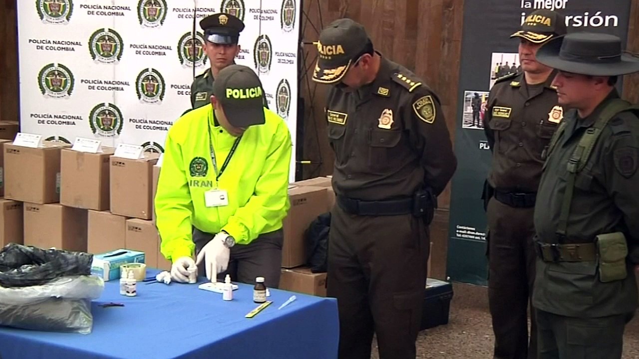 Two tonnes of cocaine disguised in printer cart...