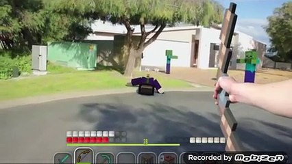 Minecraft in real life | lone surviver