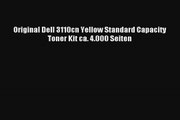 Original Dell 3110cn Yellow Standard Capacity Toner Kit ca 4000 Seiten