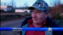 Family inside home as tornado tears it to shreds