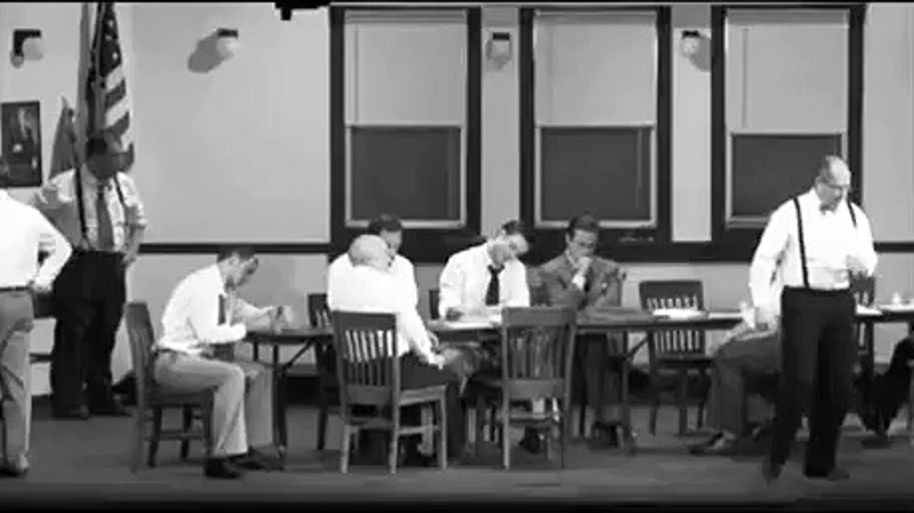 12 Angry Men Noir Excerpt: Football Talk & Bathroom Confrontations (PTPA 2014)