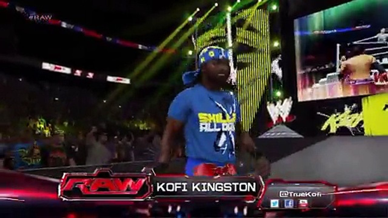 WWE2K15 Universe November Week 1 Raw Match 2 Kofi Kingston vs CM Punk