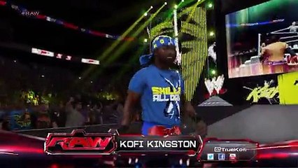 WWE2K15 Universe November Week 1 Raw Match 2 Kofi Kingston vs CM Punk