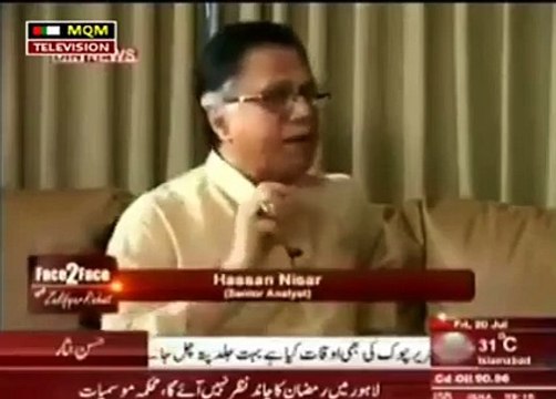 Hassan Nisar Blasts Those Who Say Altaf Hussain Is A Killer and Extortionist