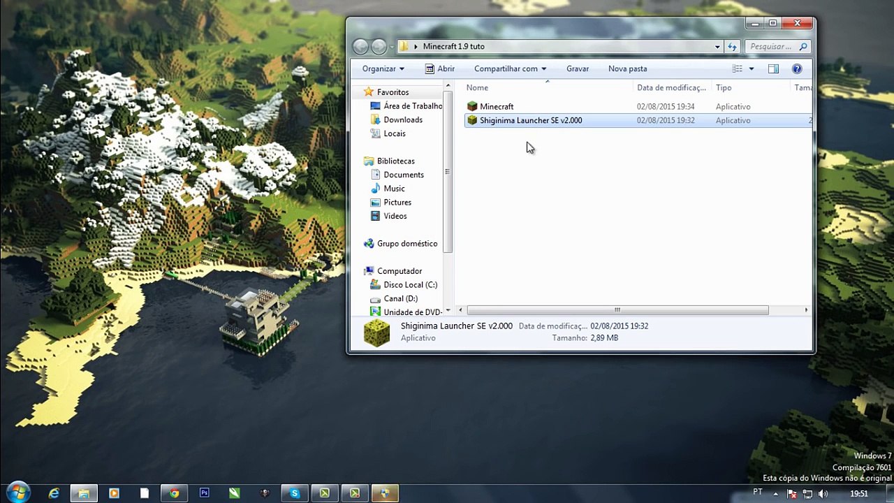 Como baixar Minecraft 1.9 (Pirata e Original)