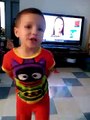 5 year old sings descendants song super cute