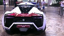 Abu Dhabi Police Car  - Lykan Hypersport $3.4M  ( in Yas Mall )
