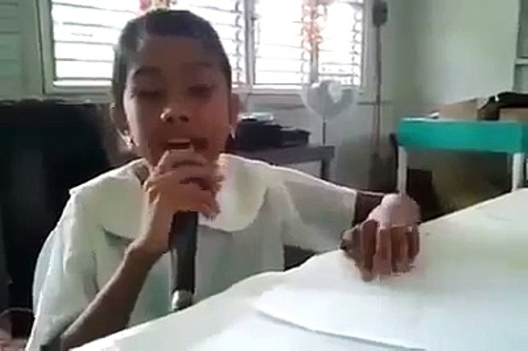 Blind Girl From The Philippines Singing Wrecking Ball By Miley Cyrus