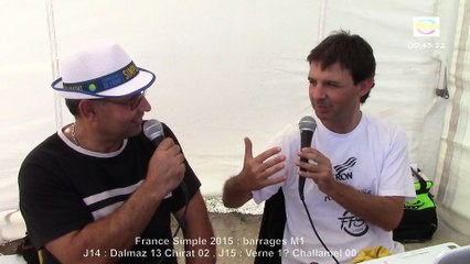 Interview Didier Cormoreche, France Simple, Sport Boules, Chalamont 2015
