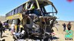 Peru bus crash: Four vehicles pile into each other on highway, killing at least 34
