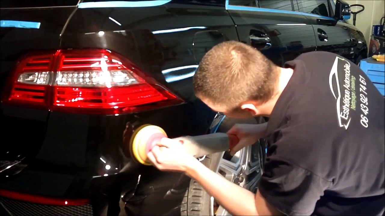 Mercedes ML 63 amg pack performance Rénovation Detailing & Traitement céramique gtechniq c1+exo