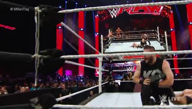 John Cena, Randy Orton & Cesaro vs. Kevin Owens, Sheamus & Rusev_ Raw, July 20, 2015
