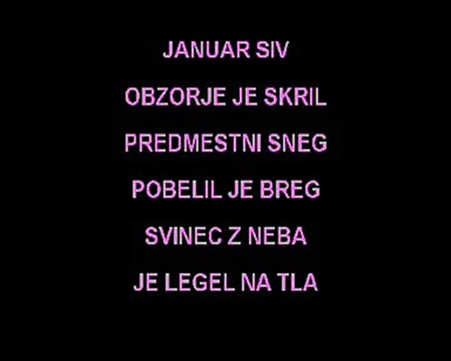 Karaoke - 12. Nadstropje - Zelene Livade s Teboj