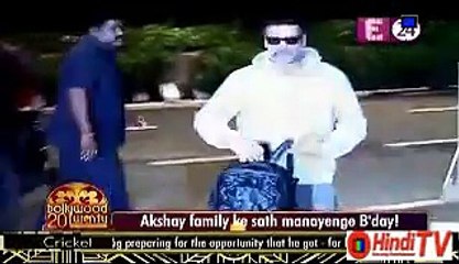Akshay Family Ke Sath Manayenge B Day 8th September 2015 Hindi-Tv.Com
