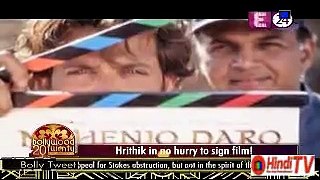 Hrithik In No Hurry To Sign Film 8th September 2015 Hindi-Tv.Com