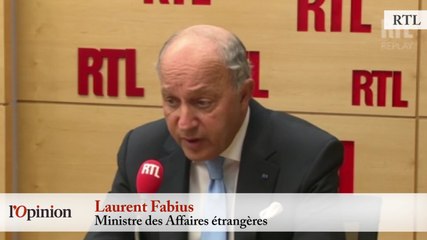 TextO’ : Laurent Fabius : "Si tous les réfugiés viennent en Europe ou ailleurs, Daesh a gagné la partie"