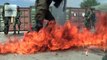 Molotov Cocktail - Portuguese, Italian & Polish Soldiers Fire Phobia Training