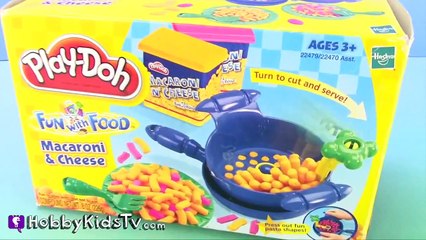 Peppa Pig Lunch Date! PLAY DOH Mac n Cheese,  Spongebob, Spiderman KidsTV™