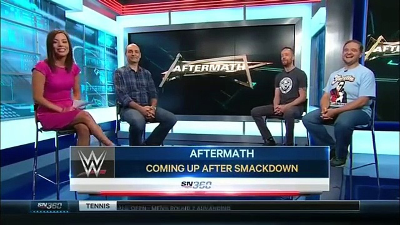 Roman Reigns, Dean Ambrose vs The New Day - wwe smackdown Sep. 3 2015