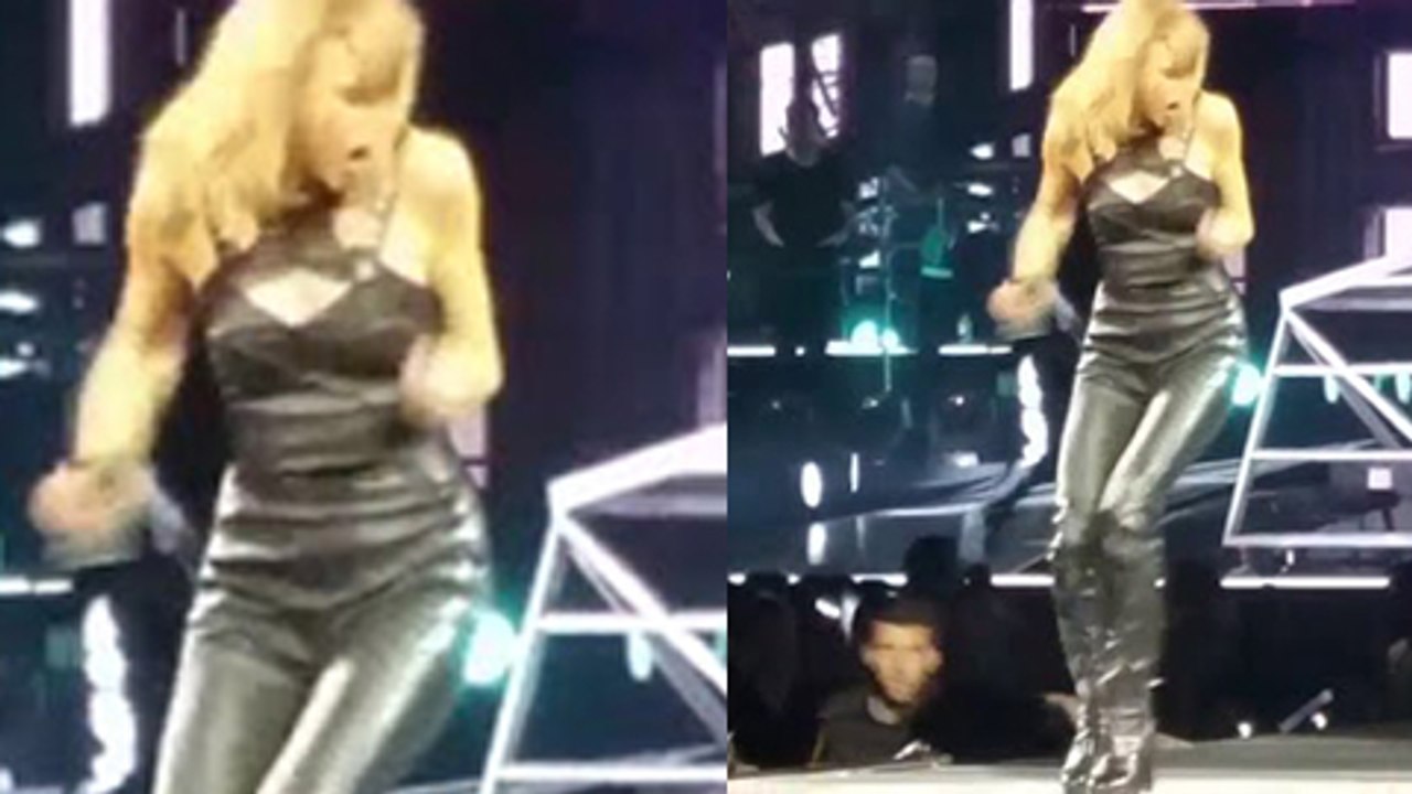 (VIDEO) OMG! Taylor Swift ALMOST Attacked On Stage