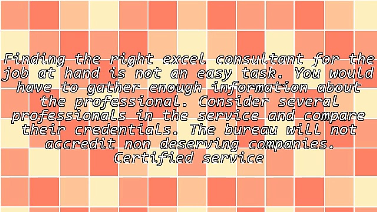 A Guide To Finding An Excel Consultant