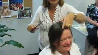Marjo Hallowell Shaves Her Head for Charity