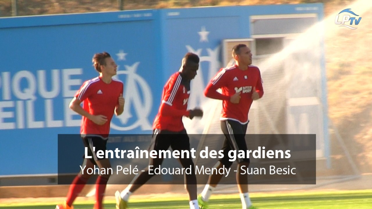 L'entraînement des gardiens Pelé, Mendy et Besic