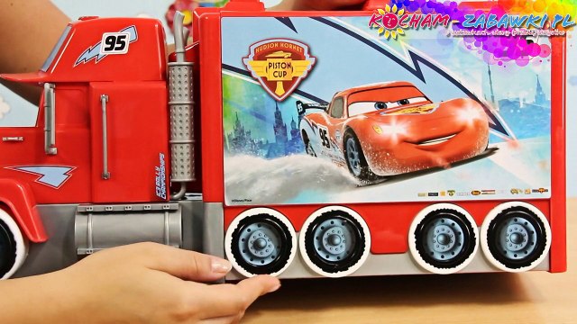 Mack Truck / Elektroniczny Pit-Stop Maniek i Zygzak - Cars Ice - Disney Cars - Smoby - 360110 - Recenzja
