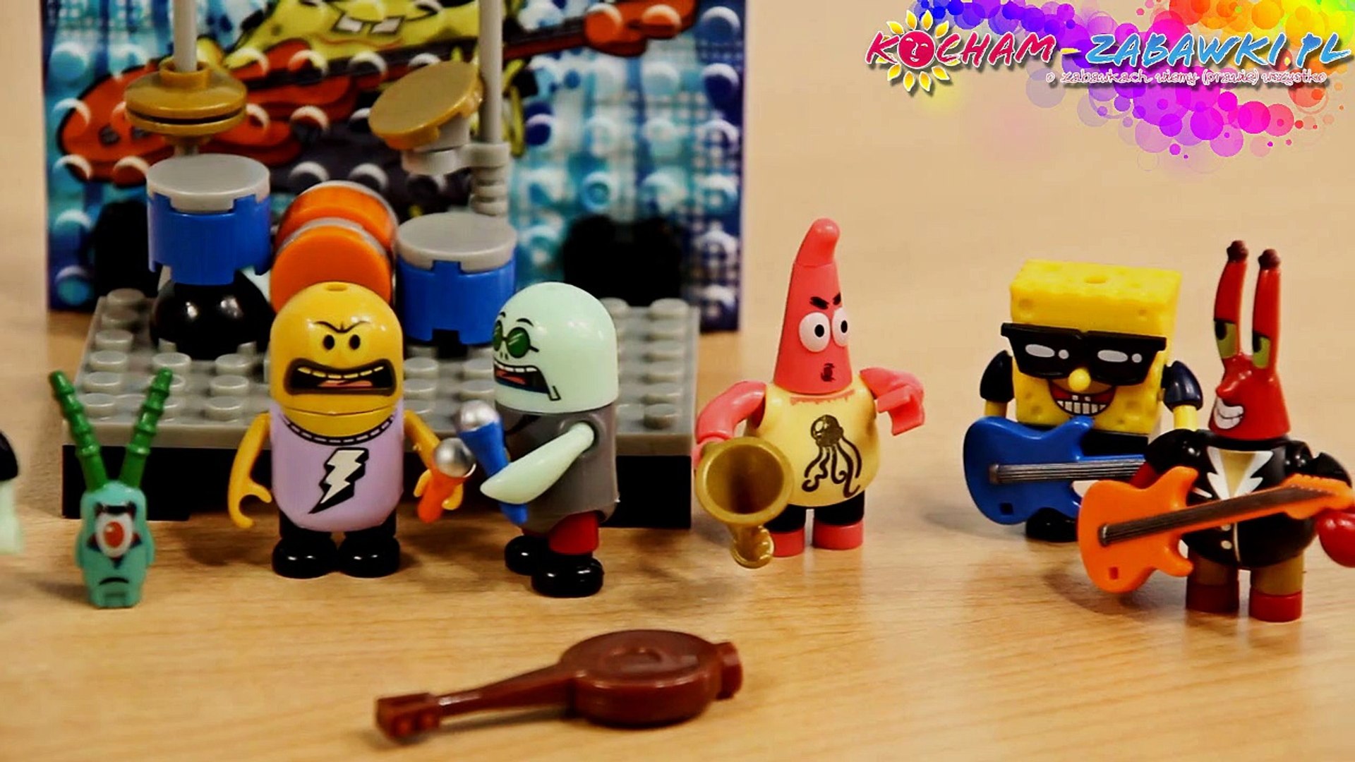SpongeBob Rock Band Figure Pack / Koncert Rockowy - Spongebob Squarepants - Mega  Bloks - DBH82 - Recenzja - video Dailymotion