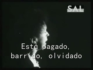 Edith Piaf - non je ne regrette rien subtitulada en español y remasterizada
