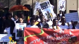 ESAT:የተቃውሞ ሰልፍ ስለ ዋልድባ ገዳም Rally about Waldeba WashingtonDc Mar12