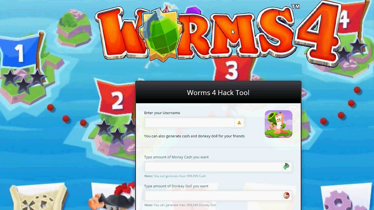 How to Get Free Donkey Doll Cash in Worms4 iPhone