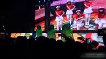 Korean girl group 'Crayon Pop' harassed by crazed fan on stage