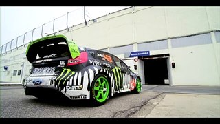 ken block gymkhana con ford fiesta de 650cv