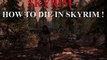 The Elder Scrolls V - Skyrim - How to die in Skyrim [Adult Mod Content]