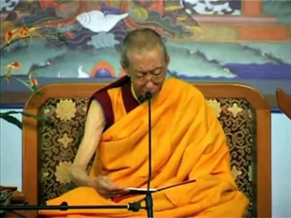 Ven' Geshe Kelsang Gyatso Talking about the Sadhana Quick Path to Great Bliss and Je Pabongka