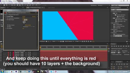Simple After Effects Tutorial - Radial Wipe Effect (for AMVs)