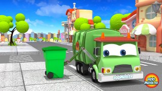 Toy Garbage Truck Toy Kids Learn Colors & Shapes Disney Cars Toy Story toys inspired Kids Cartoon