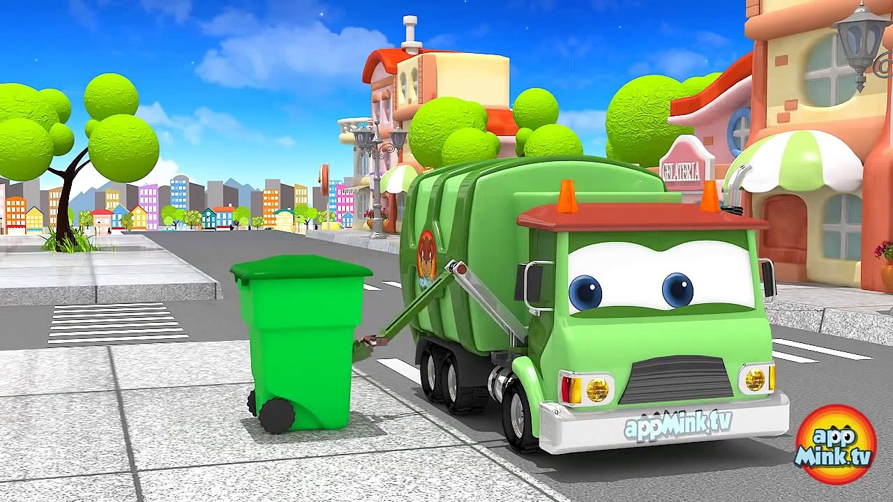 Toy Garbage Truck Toy Kids Learn Colors & Shapes Disney Cars Toy Story toys inspired Kids Cartoon