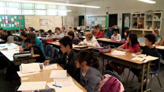 Students Take Part in Statewide Earthquake Drill