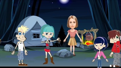 camping,cartoon,singing,dancing,laughing,travels