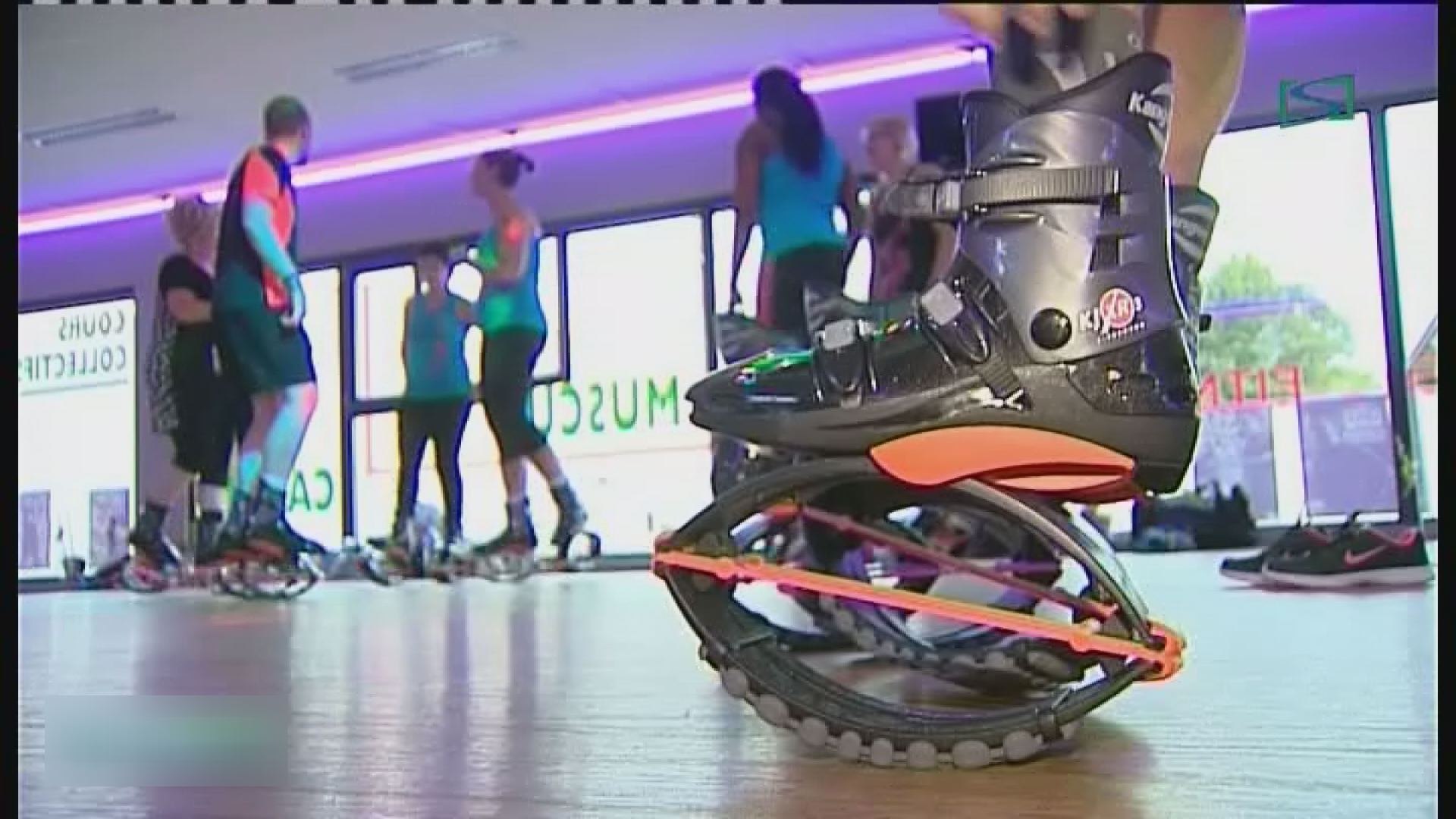 Le Kangoo Jump, une alternative au simple fitness, débarque à Charleroi -  Vidéo Dailymotion