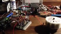 3D printed dual phase brushless motor with transistor H bridge