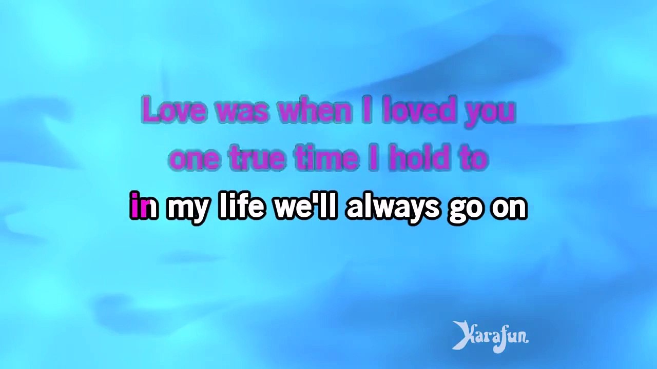 Karaoke My Heart Will Go On - Céline Dion *