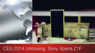 CES 2014 Unboxing  Sony Xperia Z1F