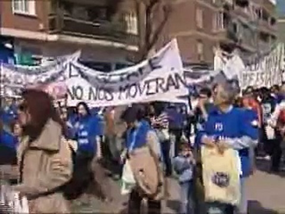 MANIFESTACION OTRO GETAFE ES POSIBLE. 1-03-08 TELEMADRID