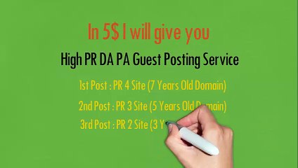 Guest Posting Serivce - White Hat SEO Service