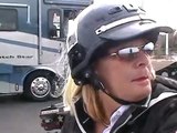 Victory Police Motorcycles and Donna from Ride like a Pro